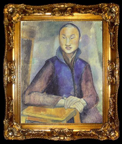 framed  Anita Ree Young Chinese man, ta009-2